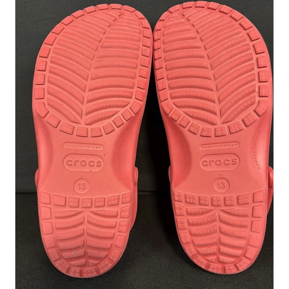 Crocs Classic Clogs Men 13 Pencil Eraser Pink Sandals Slip On Comfort Shoes M13